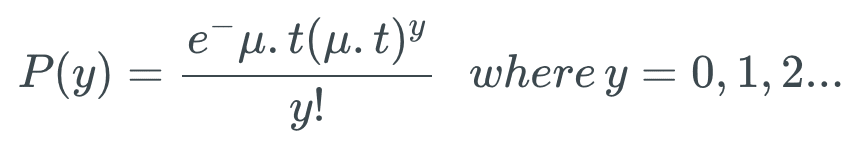 poisson distribution formula