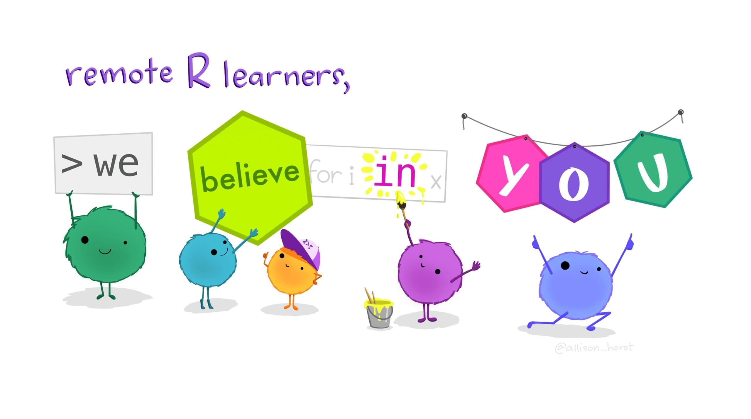 teaching R programming with art teaching R programming with art