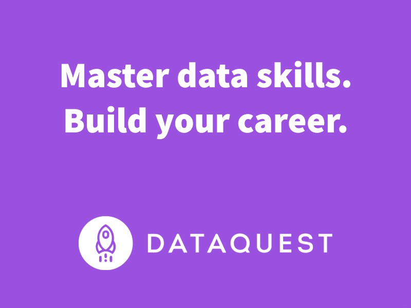 Dataquest: Learn Data Science — Python, R, SQL, PowerBI