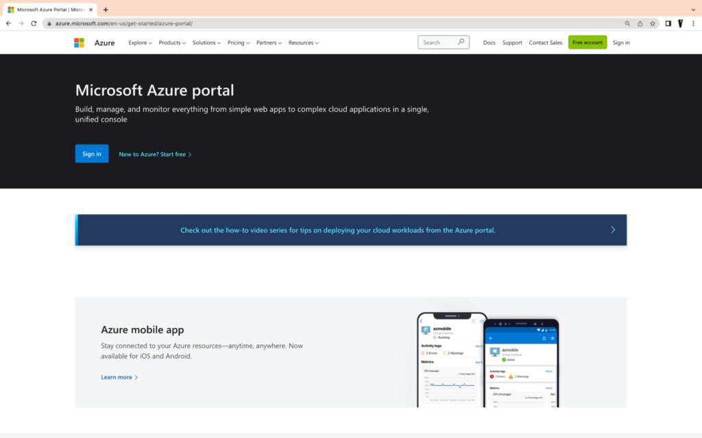 Log in to Azure Databricks