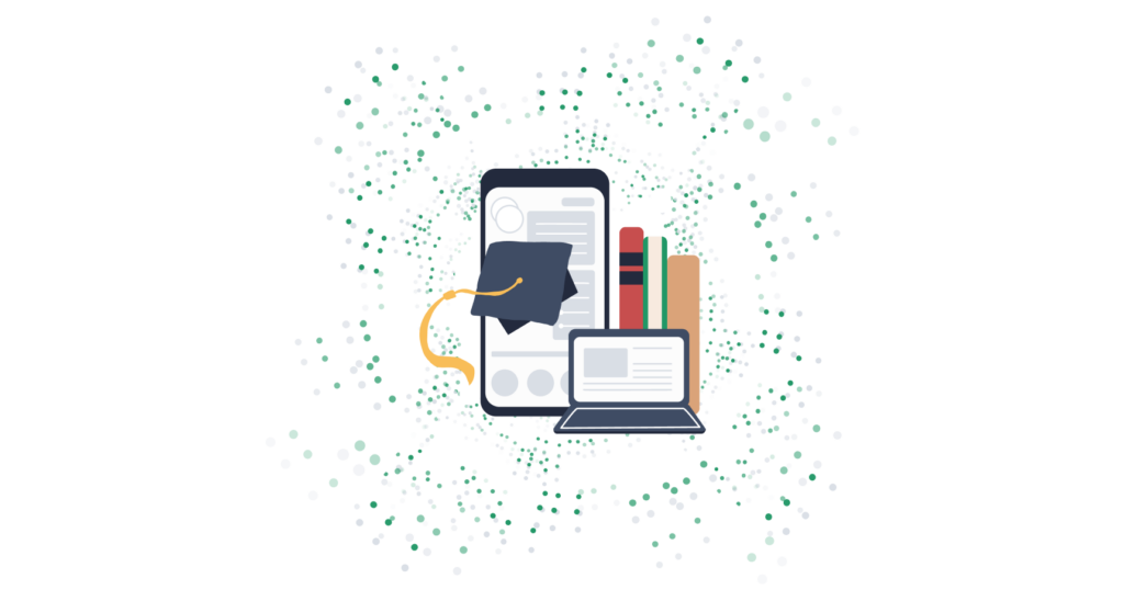 An image depicting generative AI use in Education for tailoring education experiences.