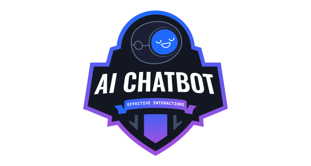 Badge for the prompt engineering skill "Crafting targeted prompts for AI chatbots"