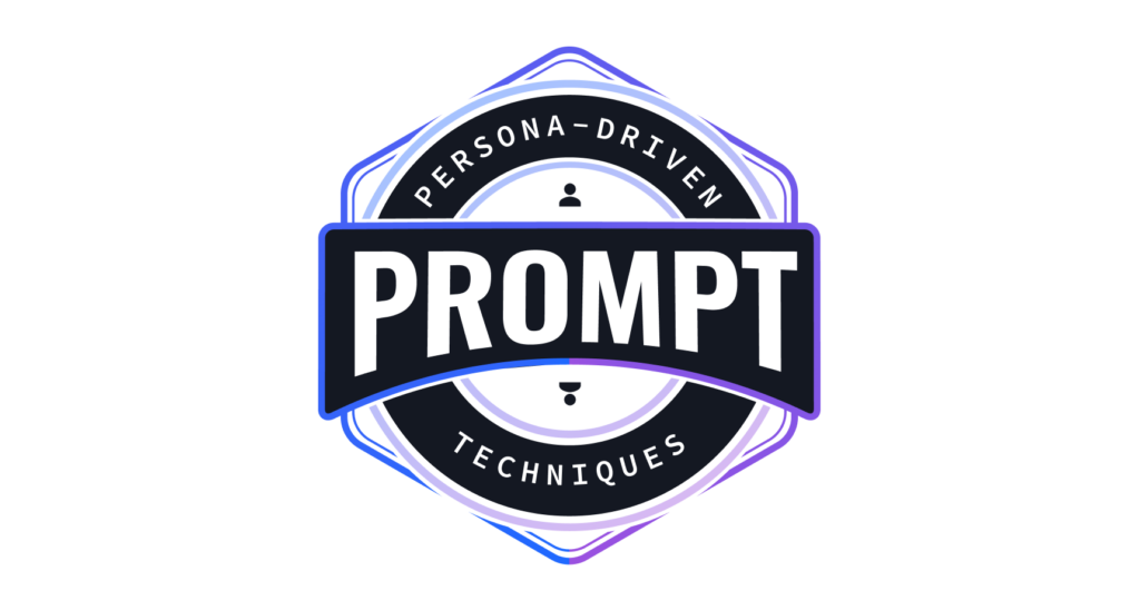 Badge for the prompt engineering skill "Applying persona-driven prompt techniques with system messages"