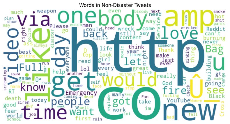 Non_disaster_tweet_WordCloud