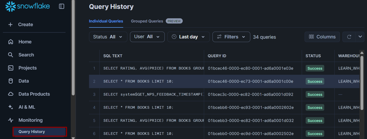 query_history