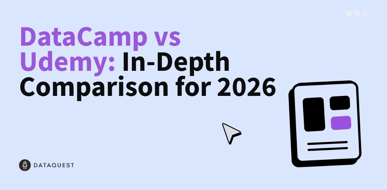 DataCamp vs Udemy: In-Depth Comparison for 2026