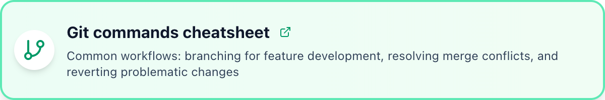 Git Commands Cheatsheet