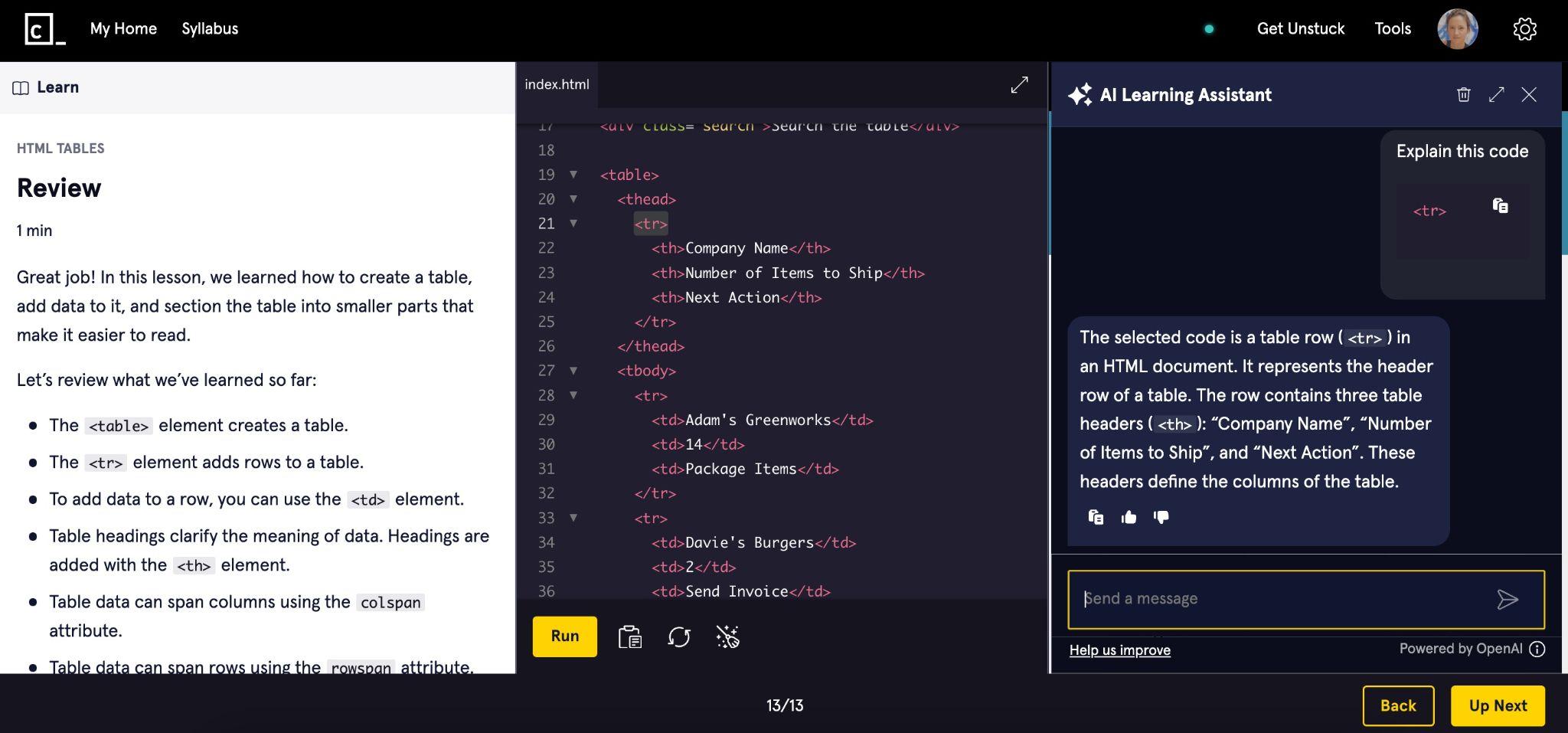 Codecademy Teaching Style