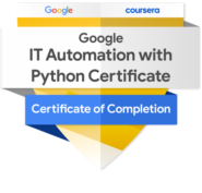 Google IT Automation with Python Professional Certificate
