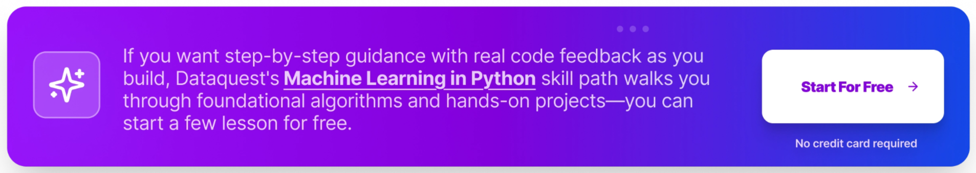 Dataquest's Machine Learning in Python