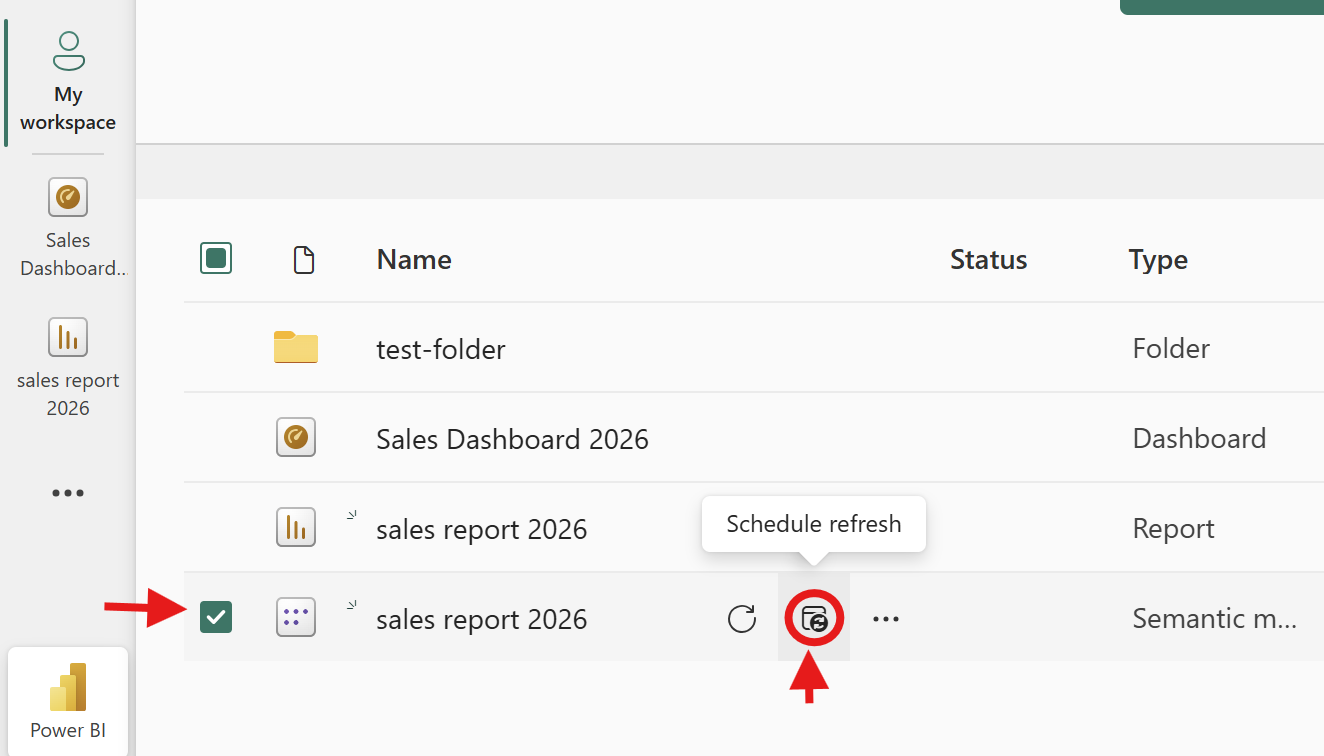 Power BI Schedule Data Refresh (2)