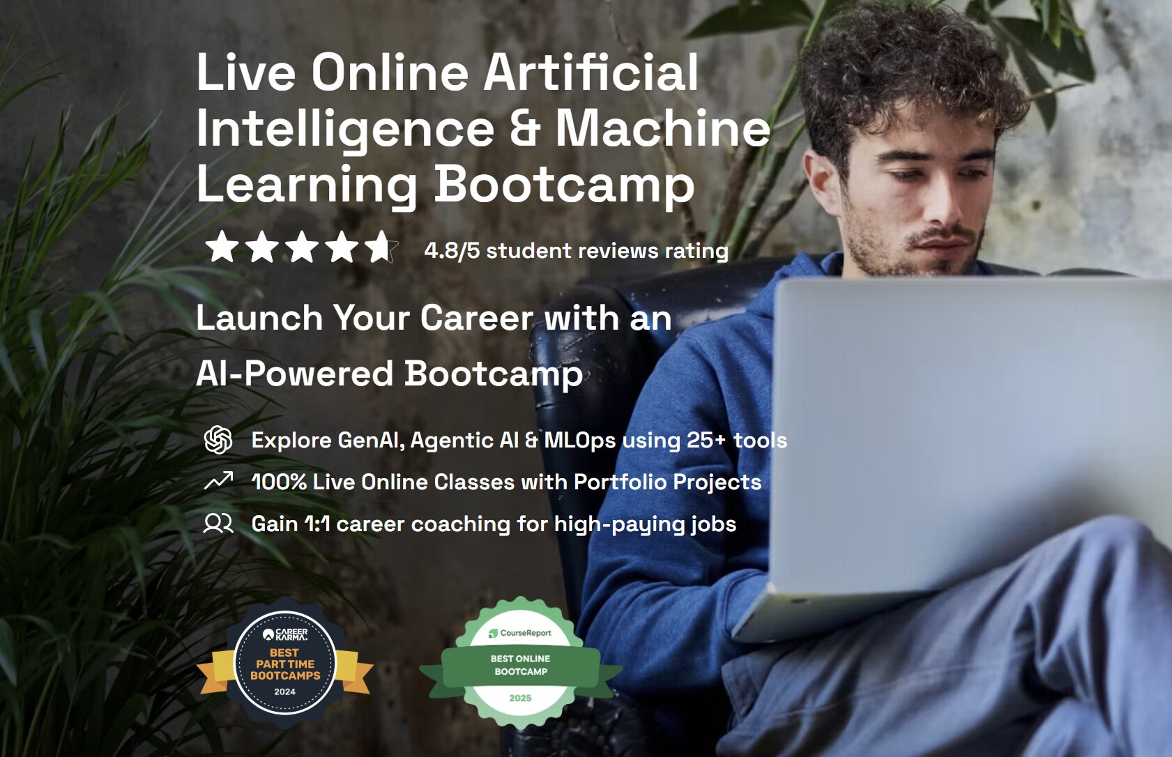 Fullstack Academy AI & Machine Learning Bootcamp Screen
