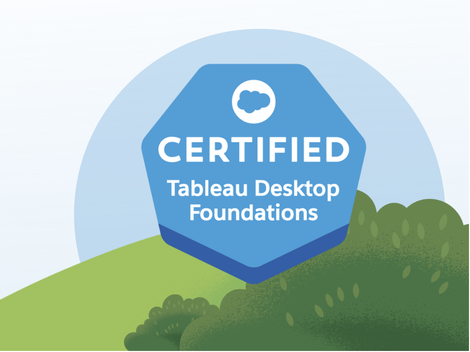 Tableau Desktop Specialist certification